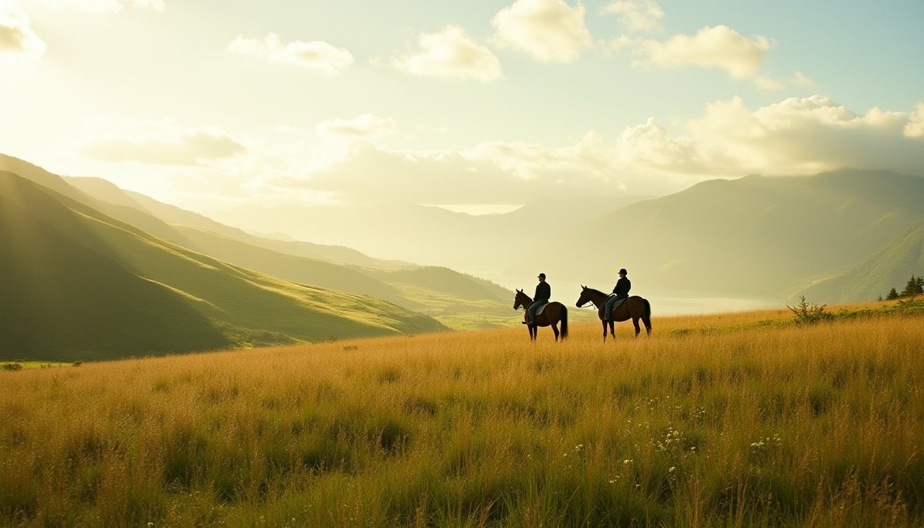 Day 1: Aso — Kusasenri horses + Kuju Flower Park — Last Outdoor Days Before Tsuyu: A Family Plan for Aso Horse Riding, T