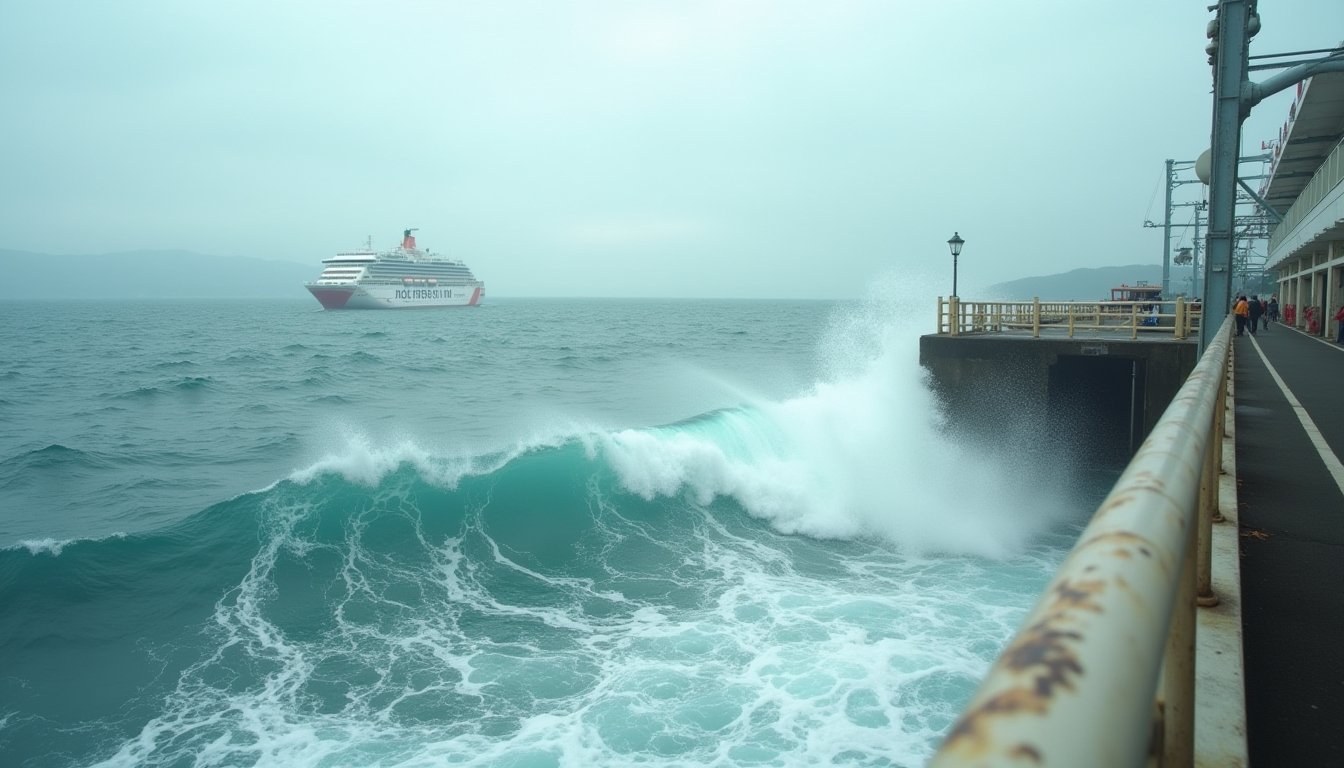 Weather cancellation — the Yakushima reality — Ferry to Yakushima with Kids: A Family Guide to Crossing from Kagoshima (