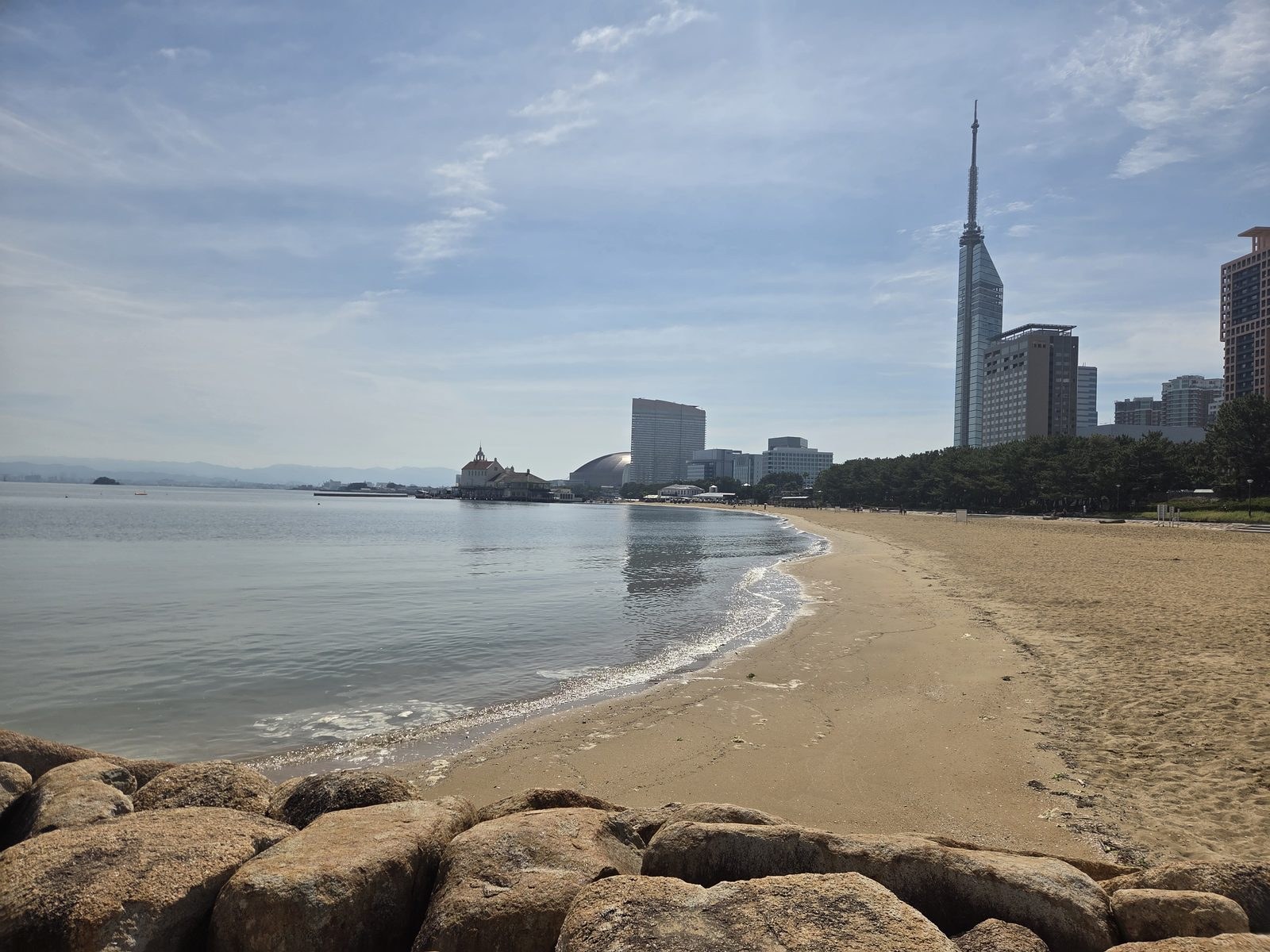 The Fukuoka cityscape