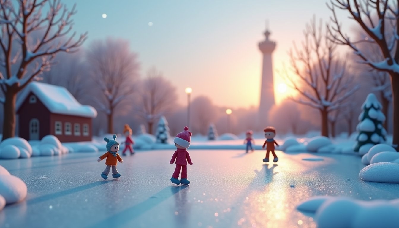 4. Seasonal Fun: Ice Skating at Fukuoka Tower — Easy Half-Day Activities in Fukuoka with Kids