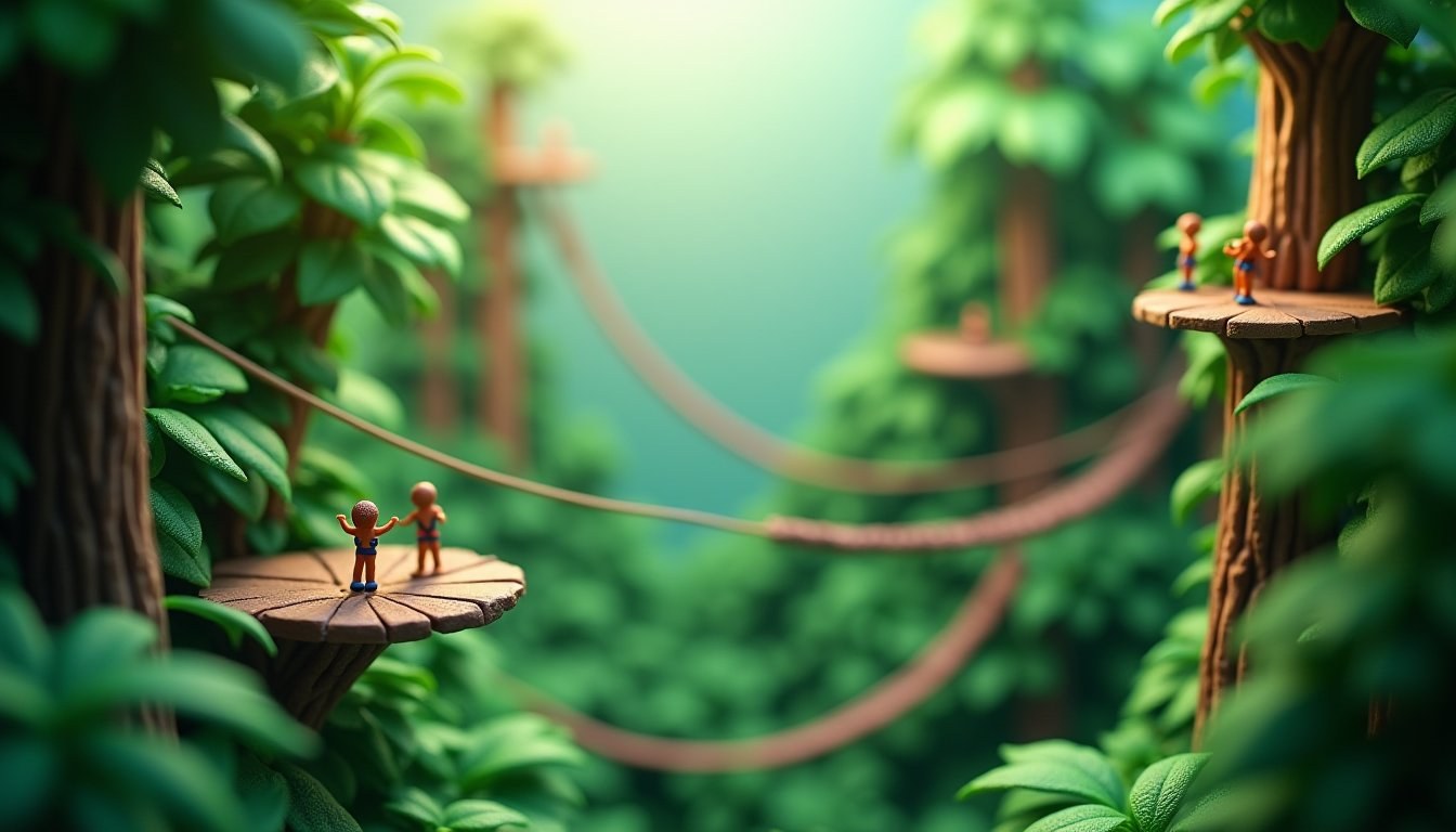 Canopy Course vs Adventure Course: Which One for Your Kids? — Forest Adventure in Onna: Ziplines with Kids in Okinawa (2