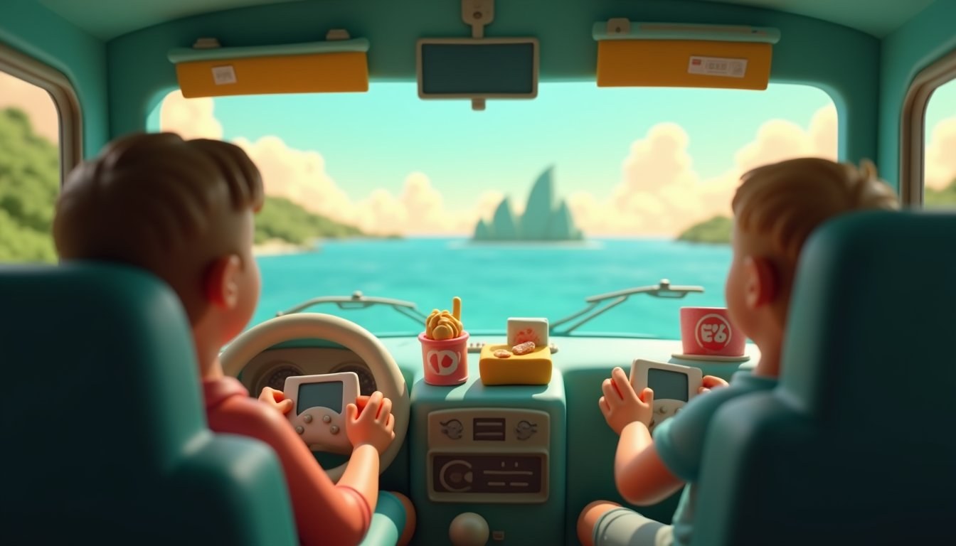 Riding the bus to Churaumi — Okinawa Buses with Kids: When They Work (and When They Don’t)
