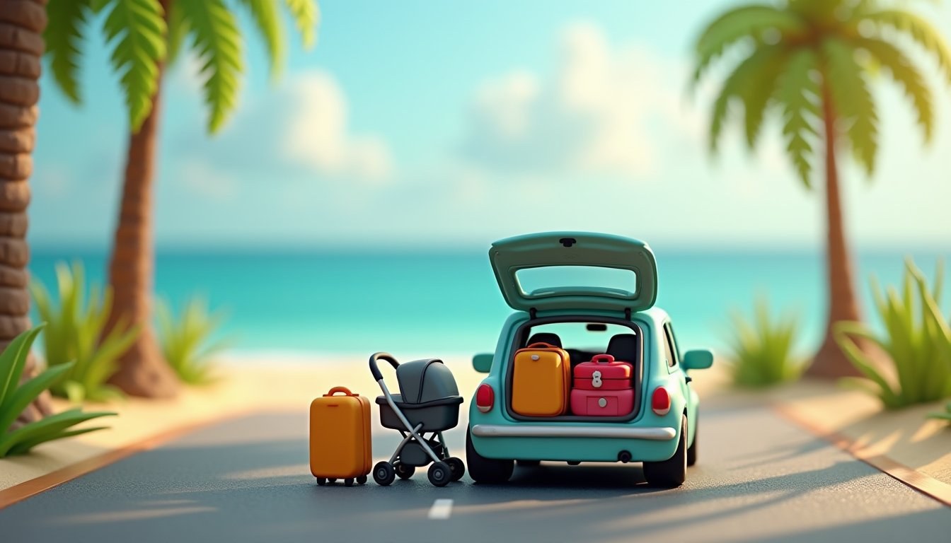 Renting a Car? Plan for Constant Folding — Strollers in Okinawa with Kids: Beaches, Heat and What to Bring (2026)