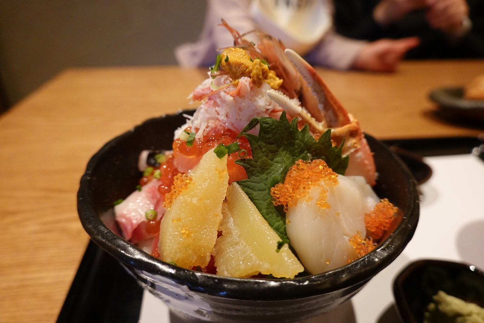 A Hakata seafood rice bowl in Fukuoka